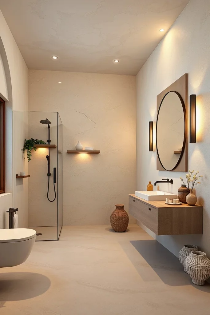 49 Minimalist Bathroom Decor With Texture Ideas For A Stylish Modern Space