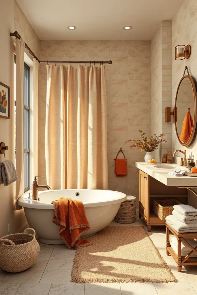 54 Cozy Fall Bathroom Decor Ideas For A Warm And Inviting Autumn Retreat