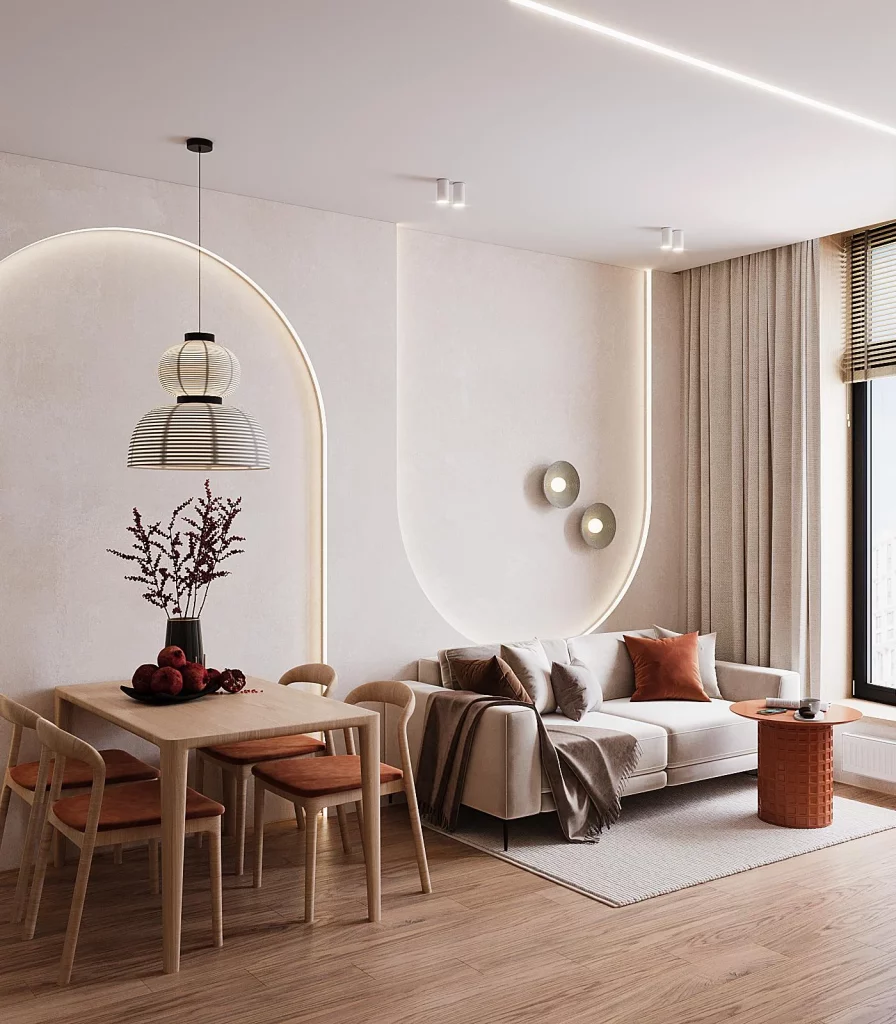 43 Curved Furniture Living Room Ideas for a Cozy Fall Interior