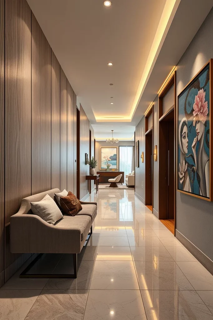 57 Hallway Accent Wall Ideas To Elevate Your Entryway