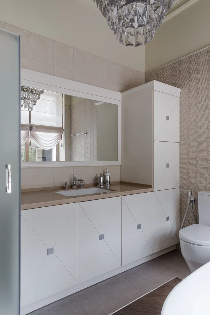 46 Small Bathroom Organization and Storage Solutions for Fall