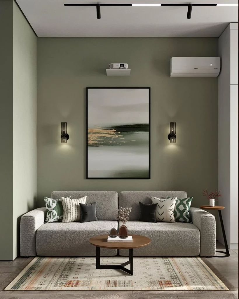 48 Jade Green Living Room for a Cozy Fall Interior