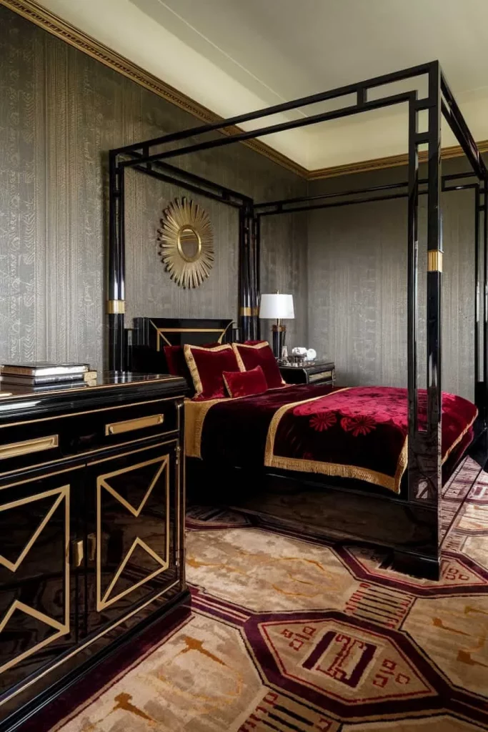 50 Modern Art Deco Bedroom Ideas For Fall
