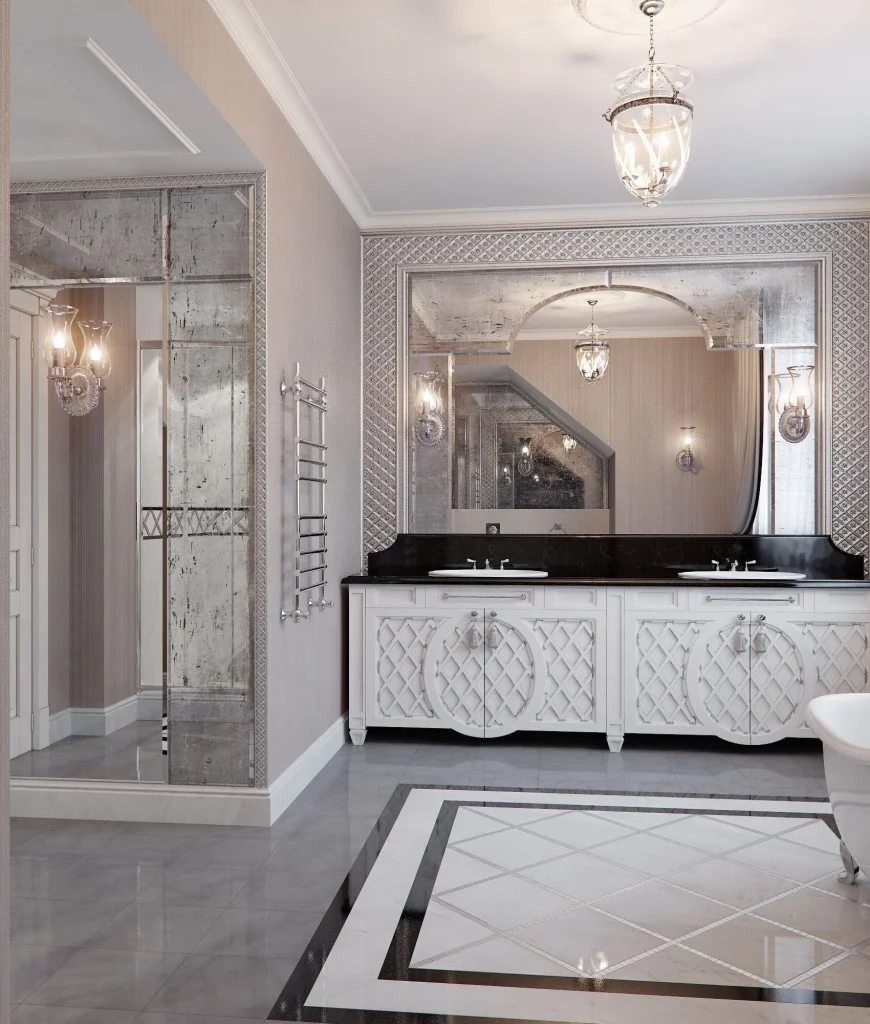 45 Art Deco Bathroom Ideas For A Moody Fall