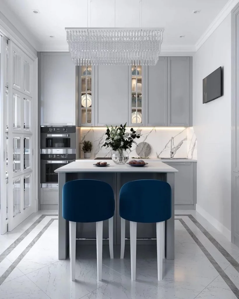 45 White And Gray Kitchen to Try This Season