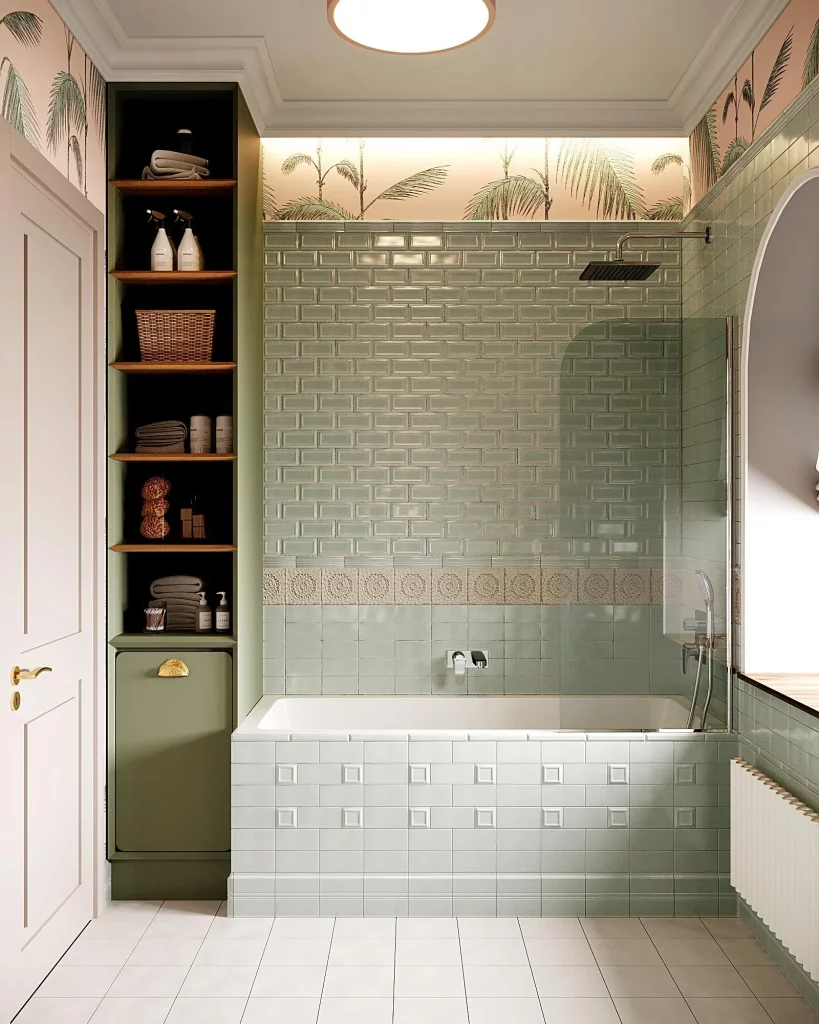 43 Olive Green Bathroom Ideas to Fall 2026 Season