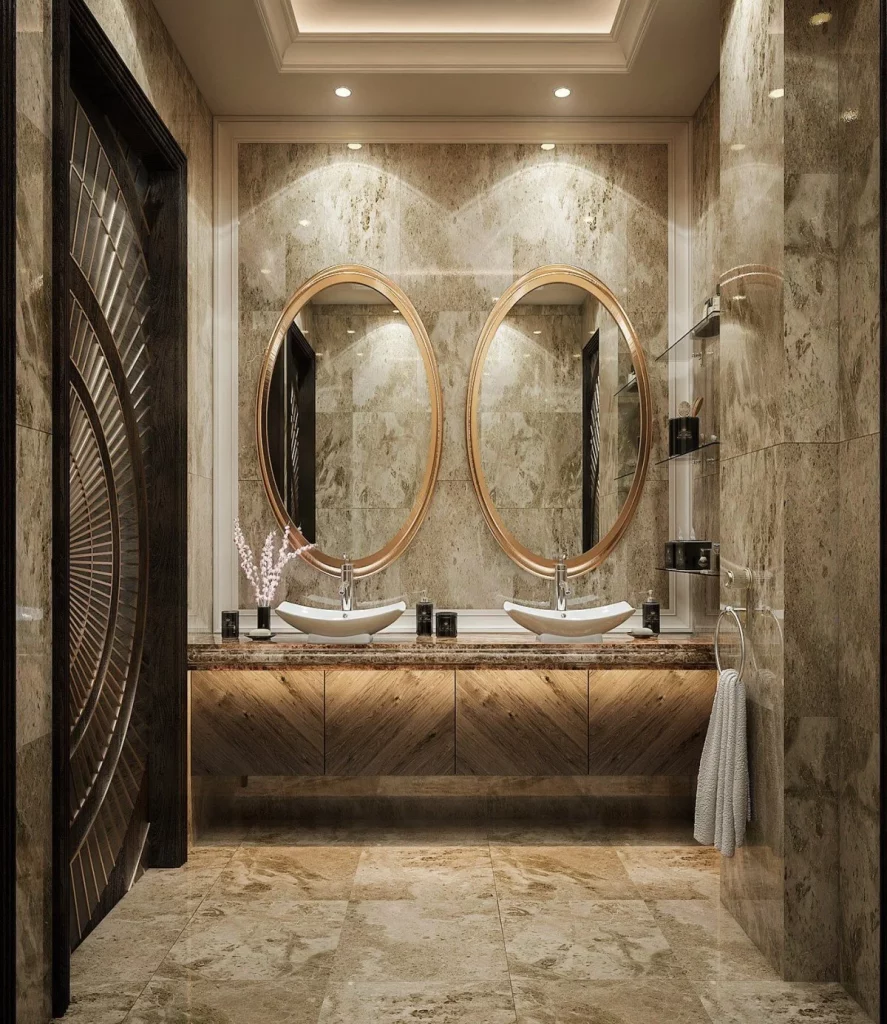 45 Art Deco Bathroom Ideas For A Moody Fall
