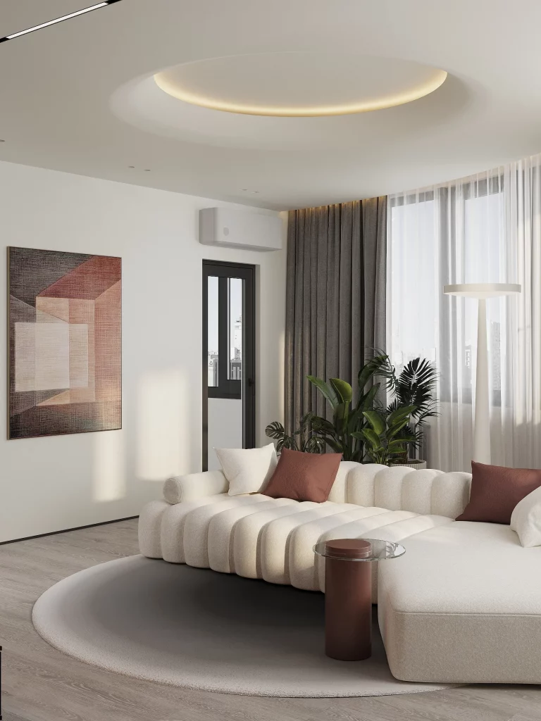 43 Curved Furniture Living Room Ideas for a Cozy Fall Interior