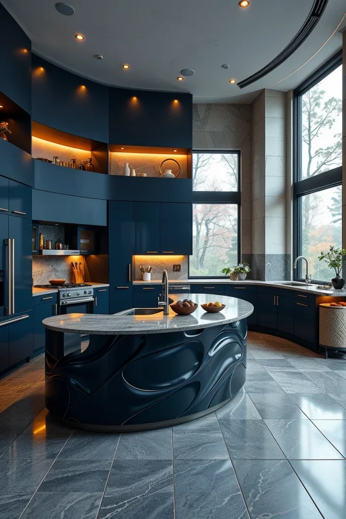 45 Dark Blue Kitchen Design Ideas to Fall 2026 Season