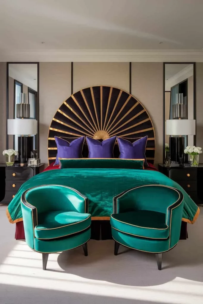 50 Modern Art Deco Bedroom Ideas For Fall