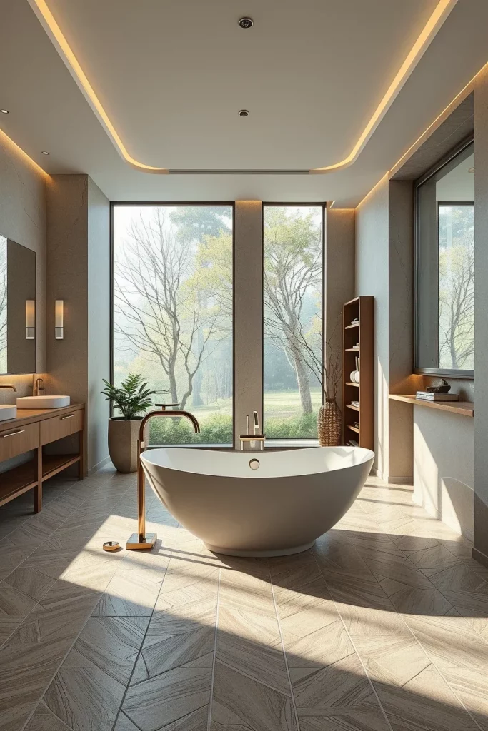 49 Minimalist Bathroom Decor With Texture Ideas For A Stylish Modern Space