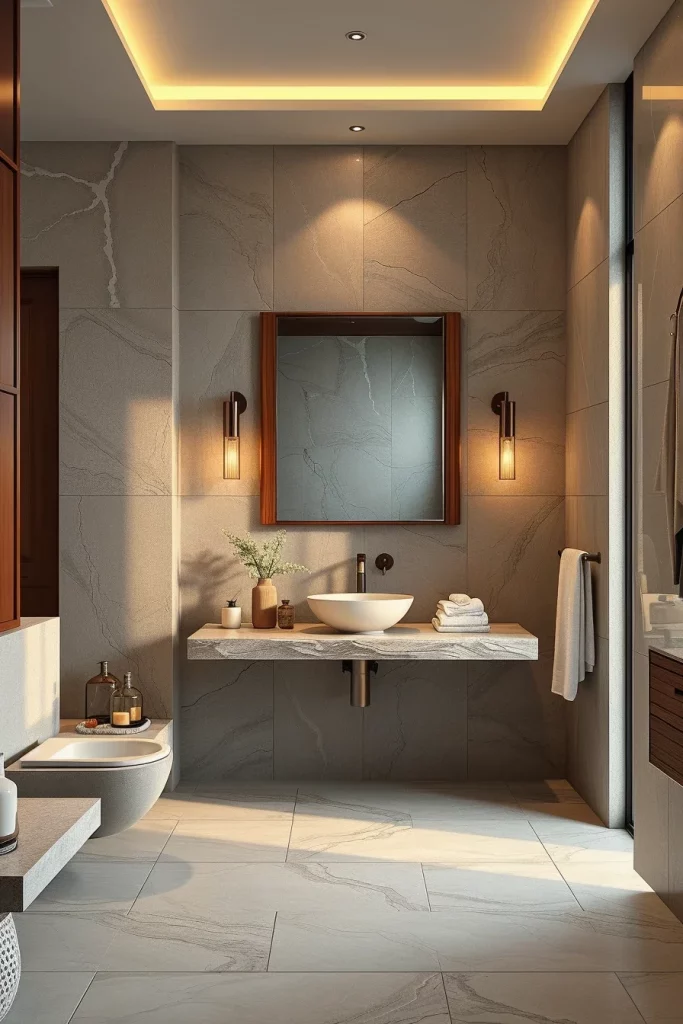40 Modern Bathroom Countertop Styling Ideas