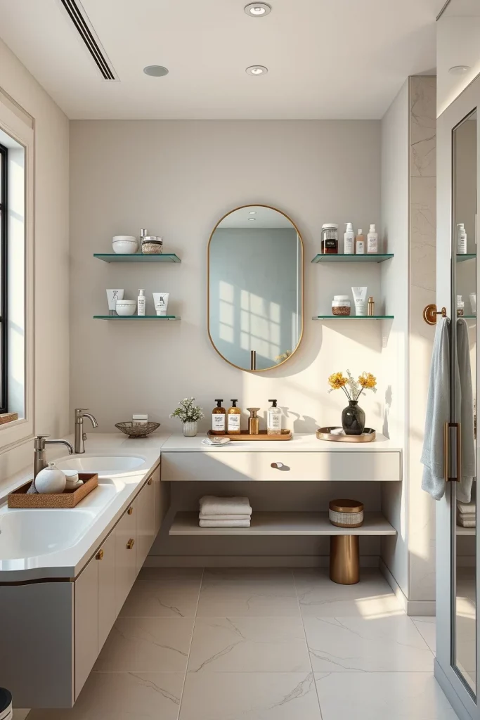 56 Bathroom Shelf Organization And Styling Ideas For A Beautiful And Organized Space