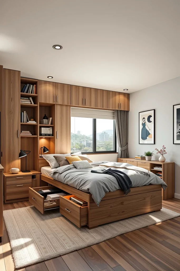 60 Small Bedroom Organization Storage Solutions Ideas To Maximize Space And Style