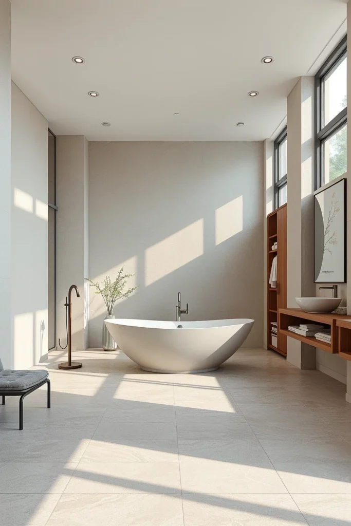 49 Minimalist Bathroom Decor With Texture Ideas For A Stylish Modern Space