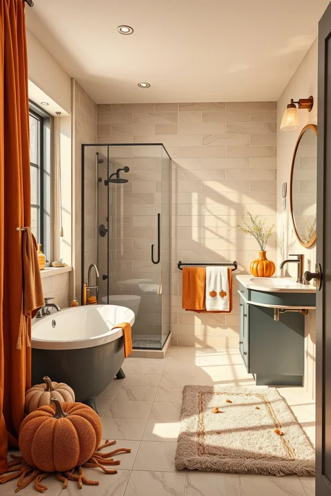 54 Cozy Fall Bathroom Decor Ideas For A Warm And Inviting Autumn Retreat