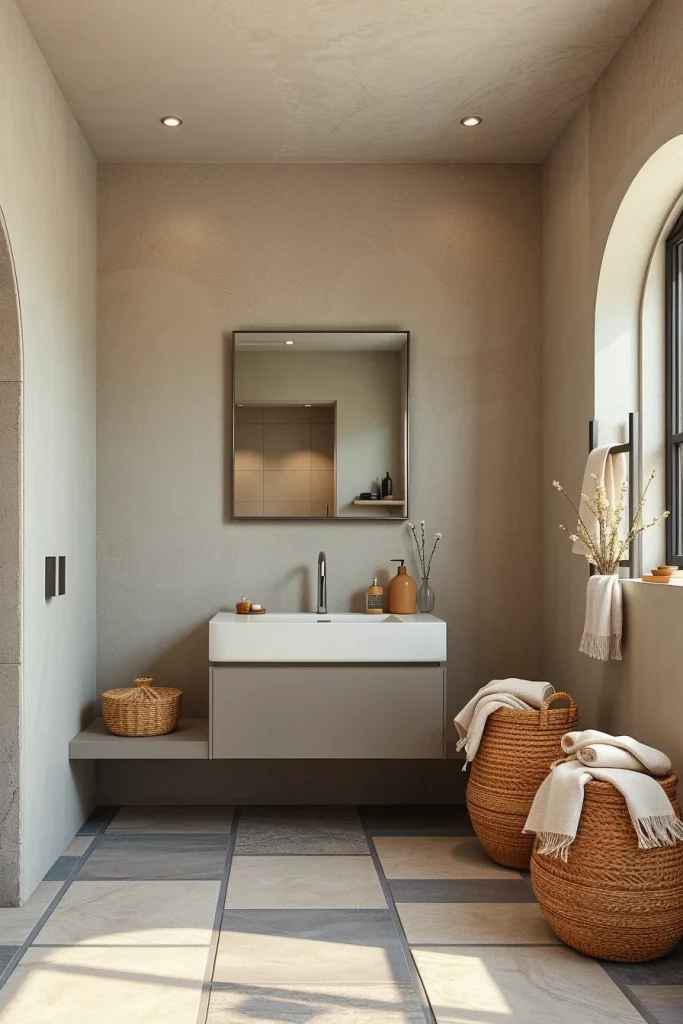 49 Minimalist Bathroom Decor With Texture Ideas For A Stylish Modern Space