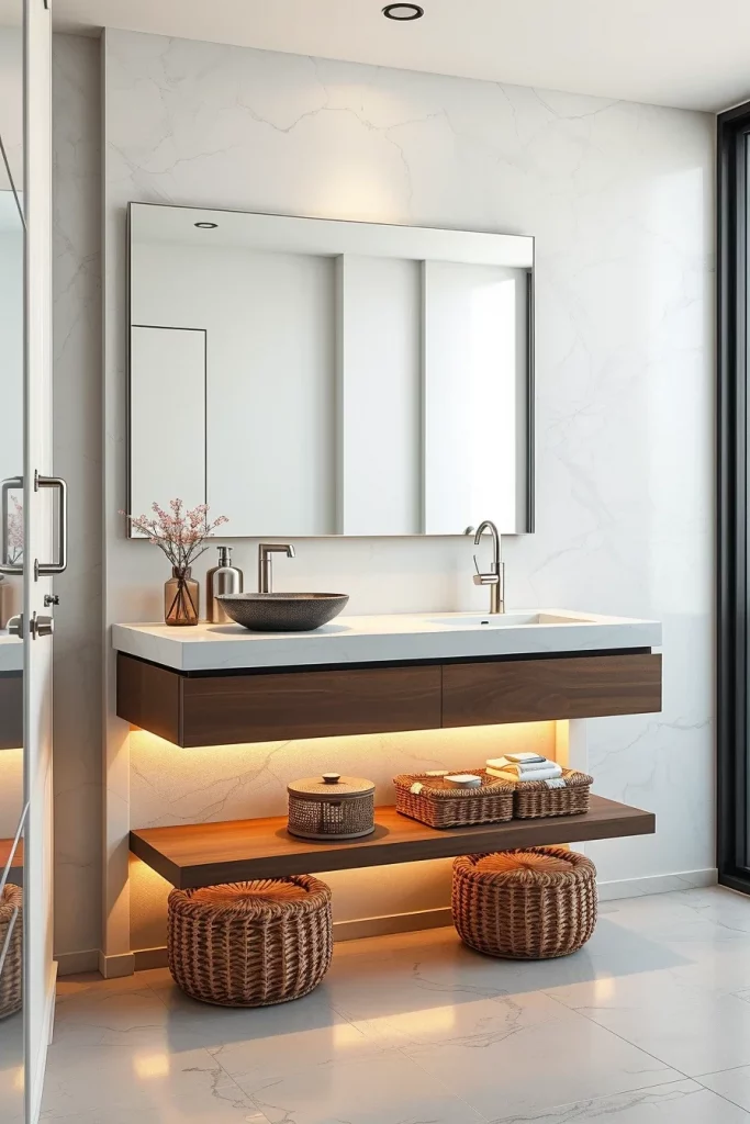40 Modern Bathroom Countertop Styling Ideas