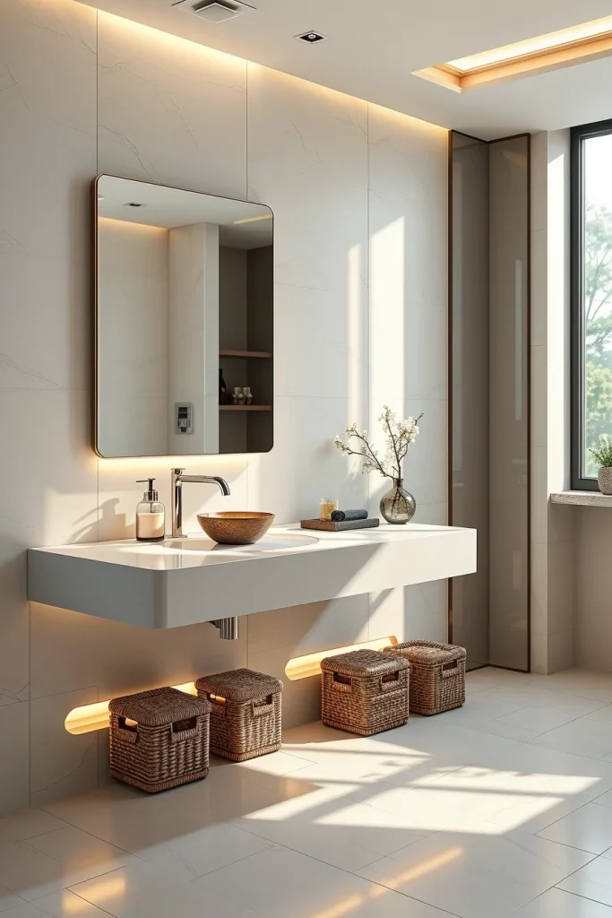 40 Modern Bathroom Countertop Styling Ideas
