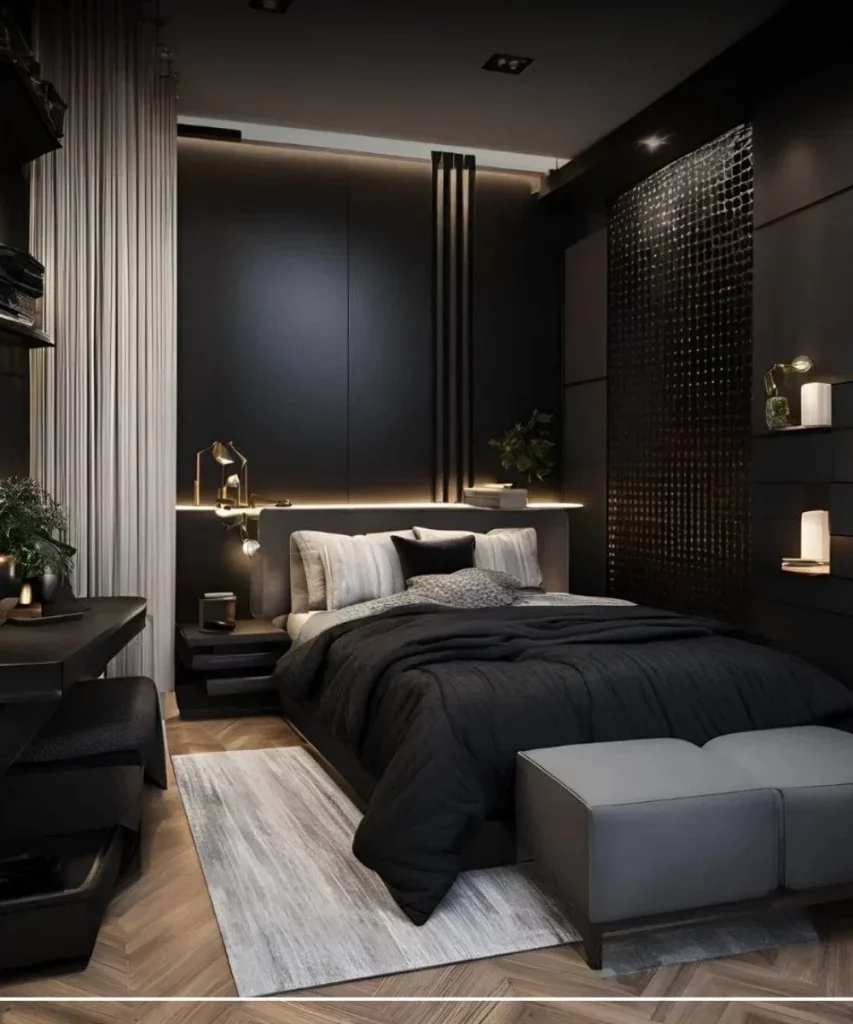 46 Black Accent Bedroom Ideas for a Stylish and Cozy Space