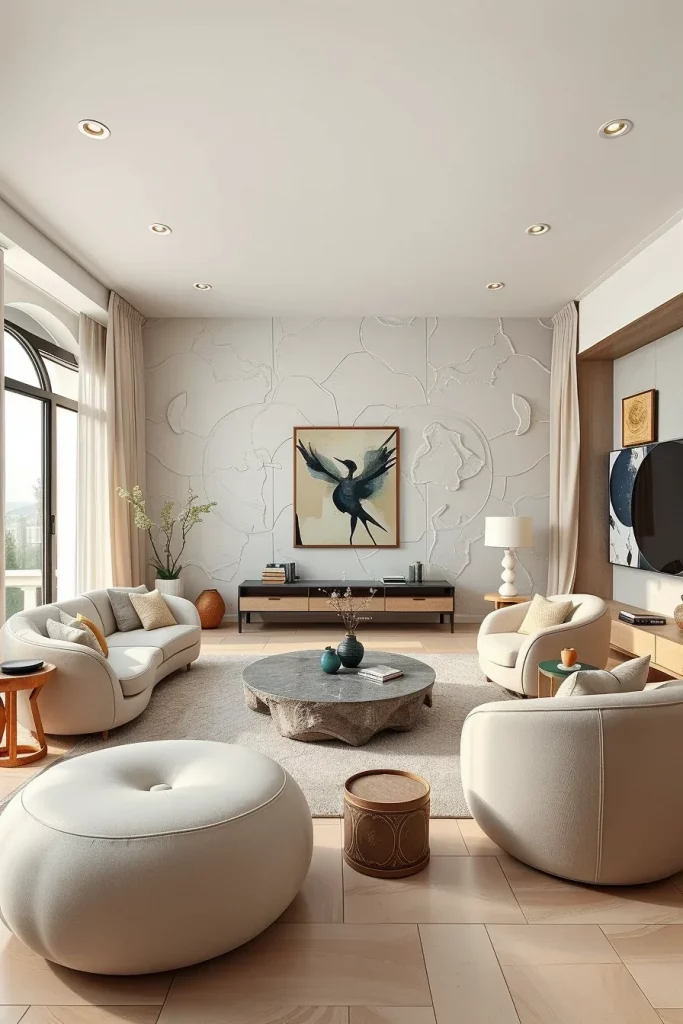 56 Sculptural Living Room Ideas For A Modern And Artistic Home