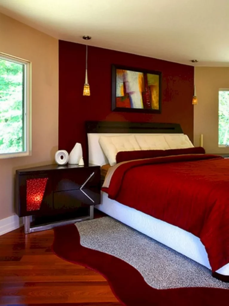 46 Cherry Red Fall Bedroom Ideas for a Cozy Seasonal Retreat