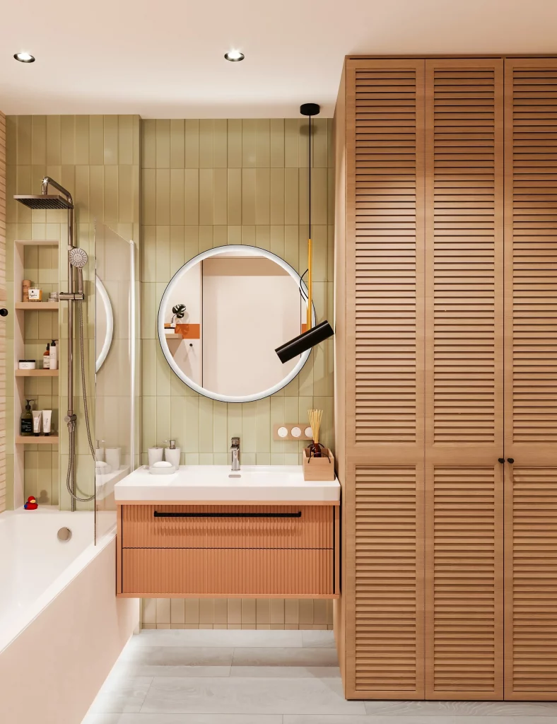 43 Olive Green Bathroom Ideas to Fall 2026 Season