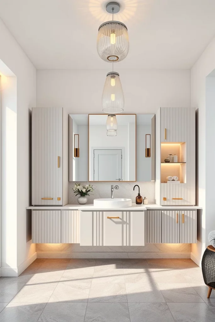 49 Minimalist Bathroom Decor With Texture Ideas For A Stylish Modern Space