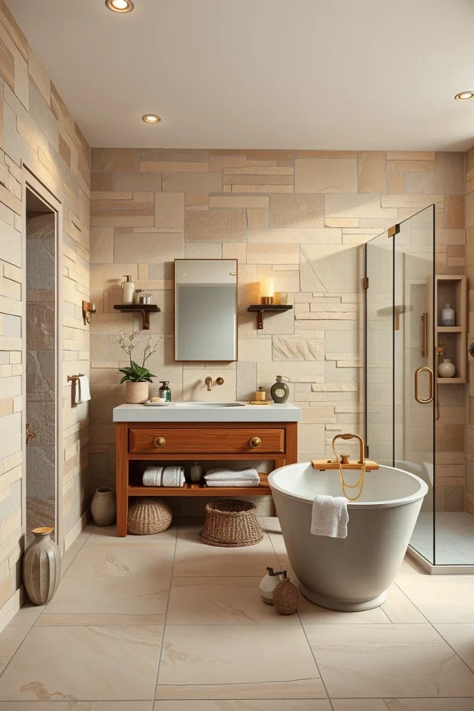 45 Warm Neutral Bathroom Design Inspiration Ideas For A Cozy And Timeless Space