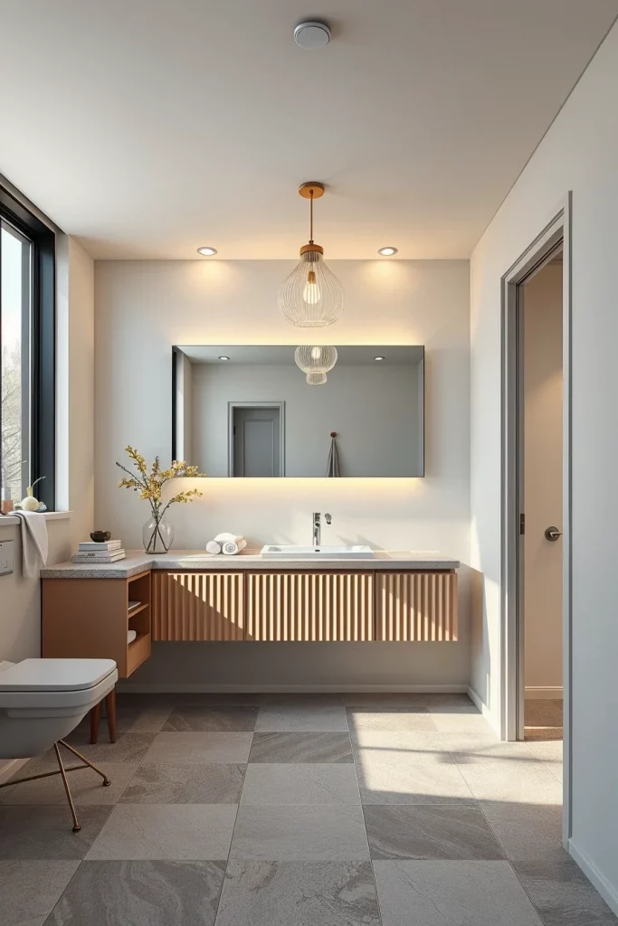 49 Minimalist Bathroom Decor With Texture Ideas For A Stylish Modern Space