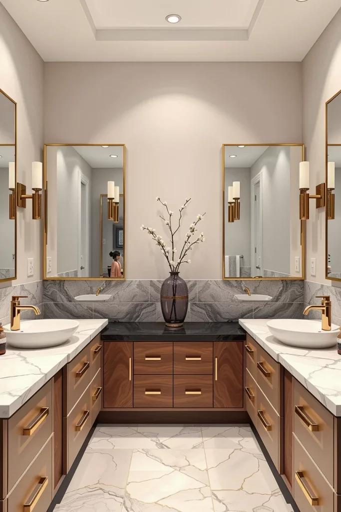 40 Modern Bathroom Countertop Styling Ideas