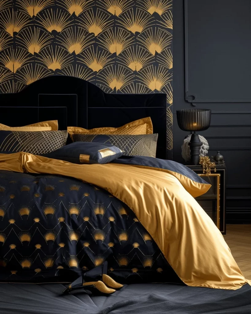 50 Modern Art Deco Bedroom Ideas For Fall