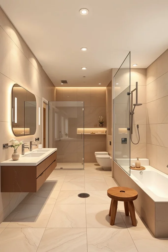 45 Warm Neutral Bathroom Design Inspiration Ideas For A Cozy And Timeless Space