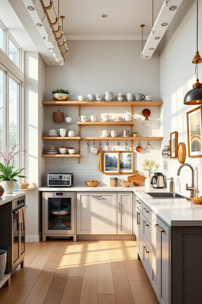 45 Kitchen Coffee Bar Styling Ideas To Create A Beautiful And Functional Coffee Station