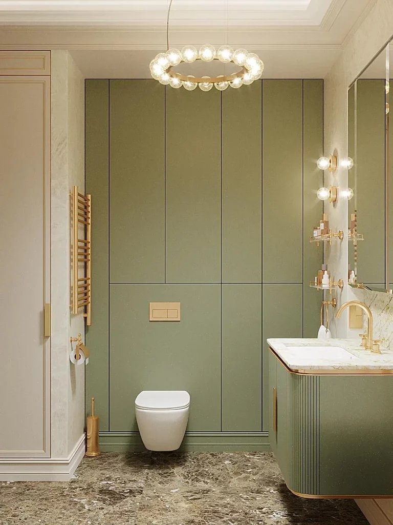 43 Olive Green Bathroom Ideas to Fall 2026 Season