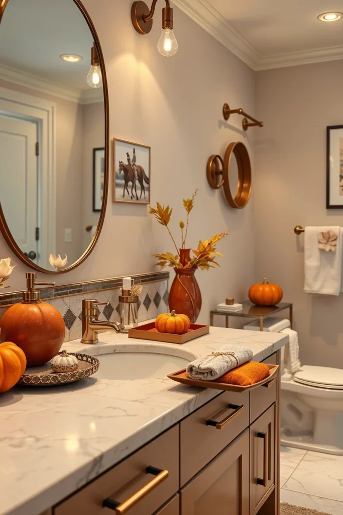 54 Cozy Fall Bathroom Decor Ideas For A Warm And Inviting Autumn Retreat