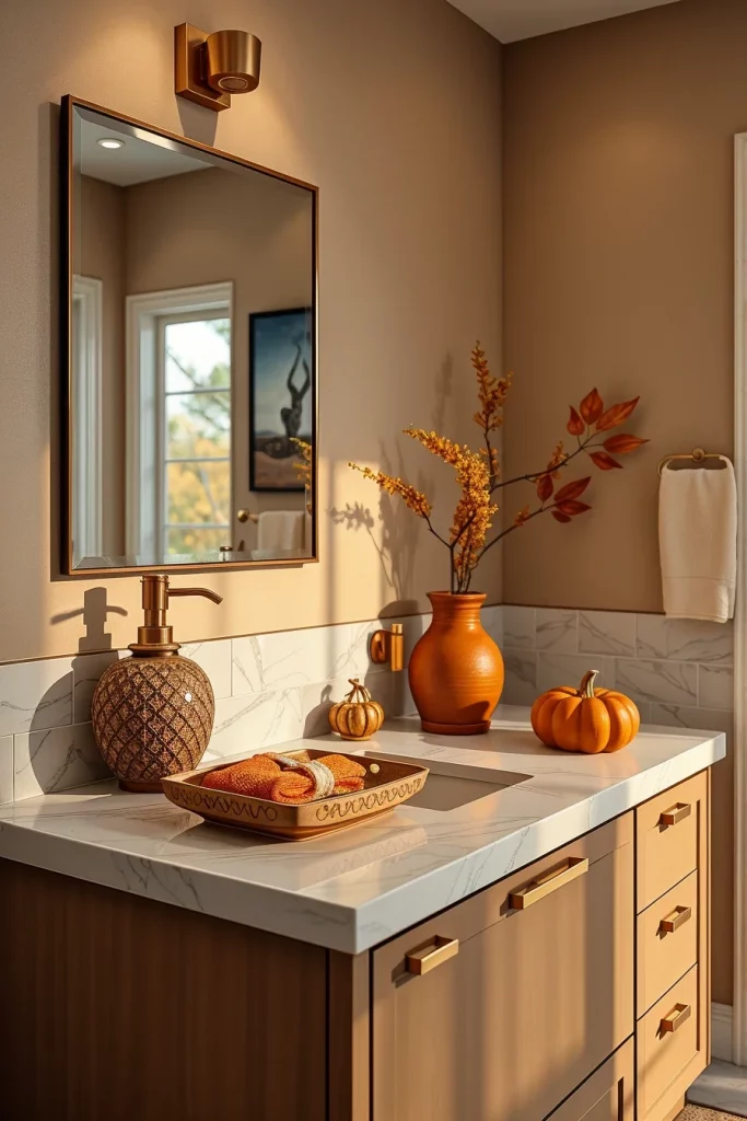 54 Cozy Fall Bathroom Decor Ideas For A Warm And Inviting Autumn Retreat