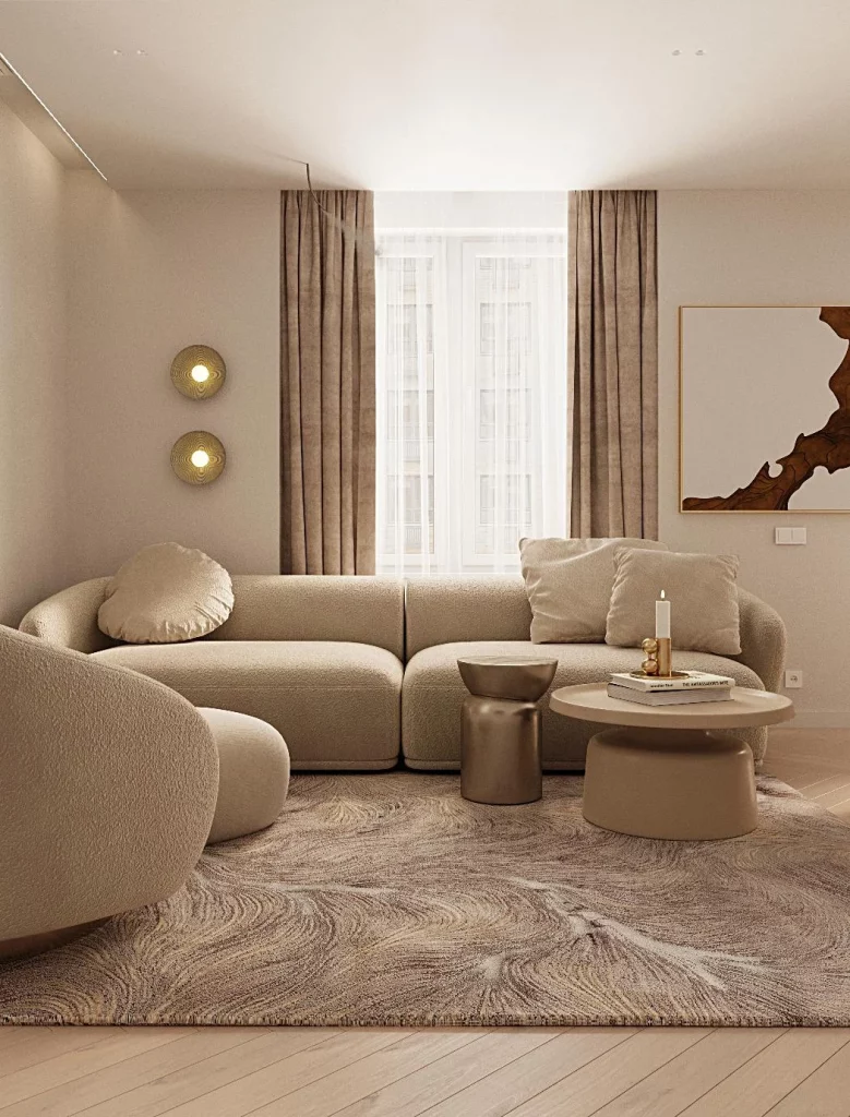 43 Curved Furniture Living Room Ideas for a Cozy Fall Interior