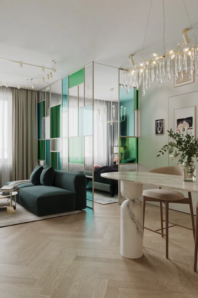 48 Jade Green Living Room for a Cozy Fall Interior