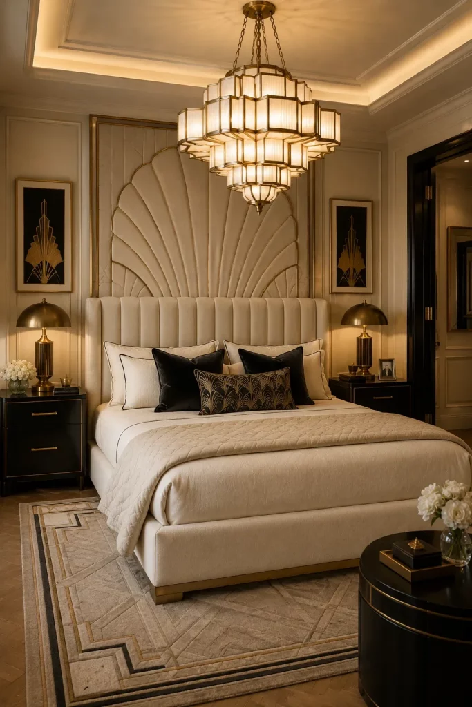 50 Modern Art Deco Bedroom Ideas For Fall
