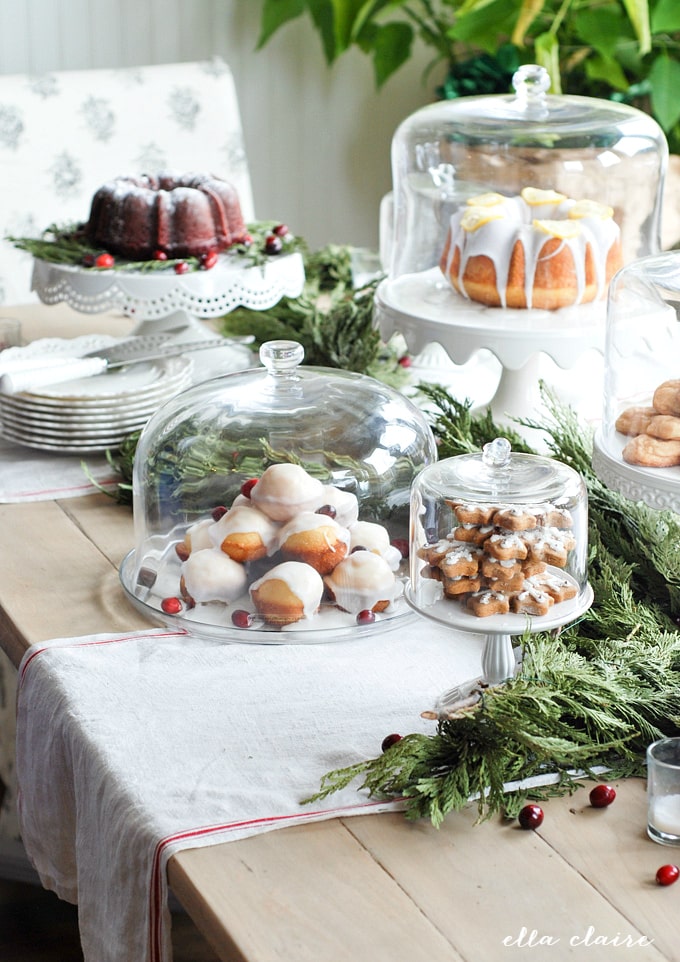 Holiday Dessert Buffet | Christmas or New Year's Eve - Ella Claire & Co.