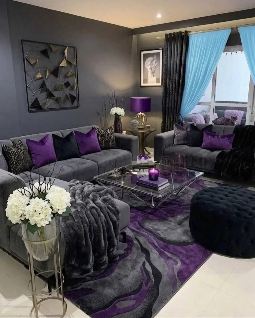 34 Aubergine Living Room Ideas for a Stylish Modern Home