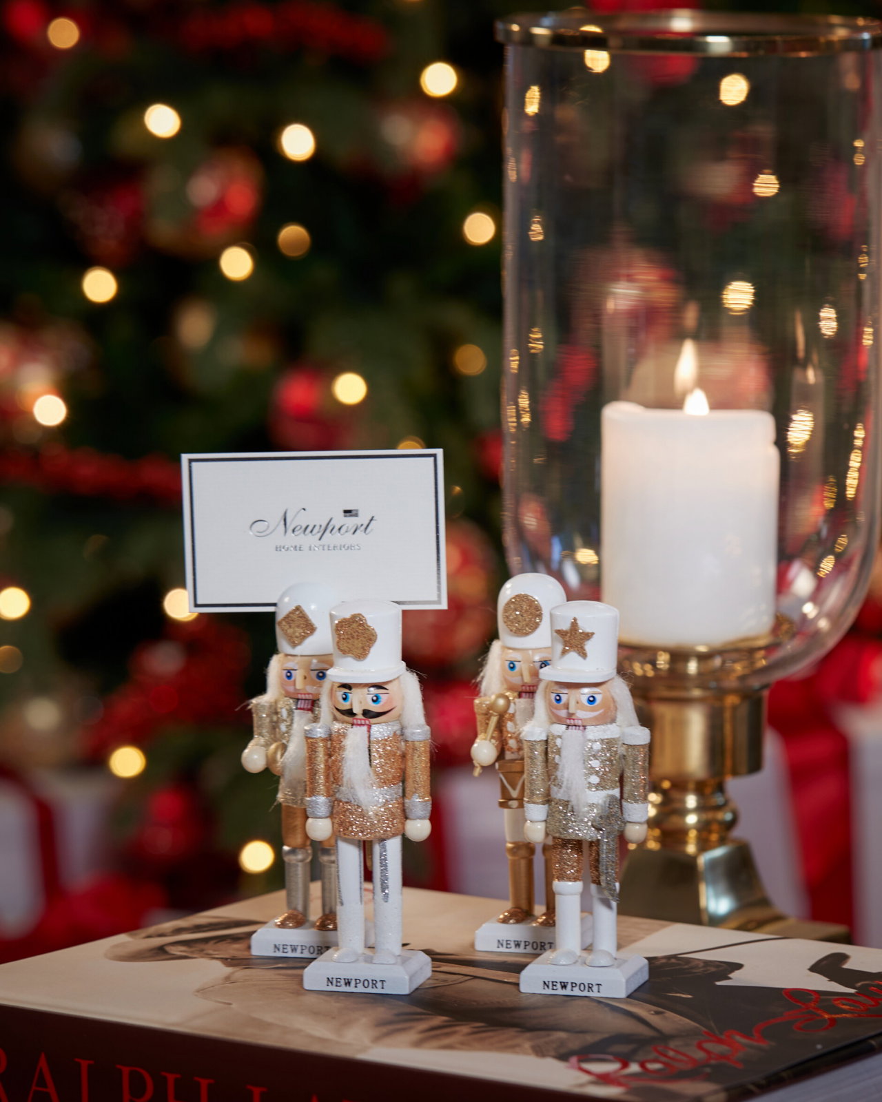 Glittering Nutcrackers as Festive Place Card Holders Glittering Nutcrackers as Festive Place Card Holders — Nutcracker Christmas Decor
