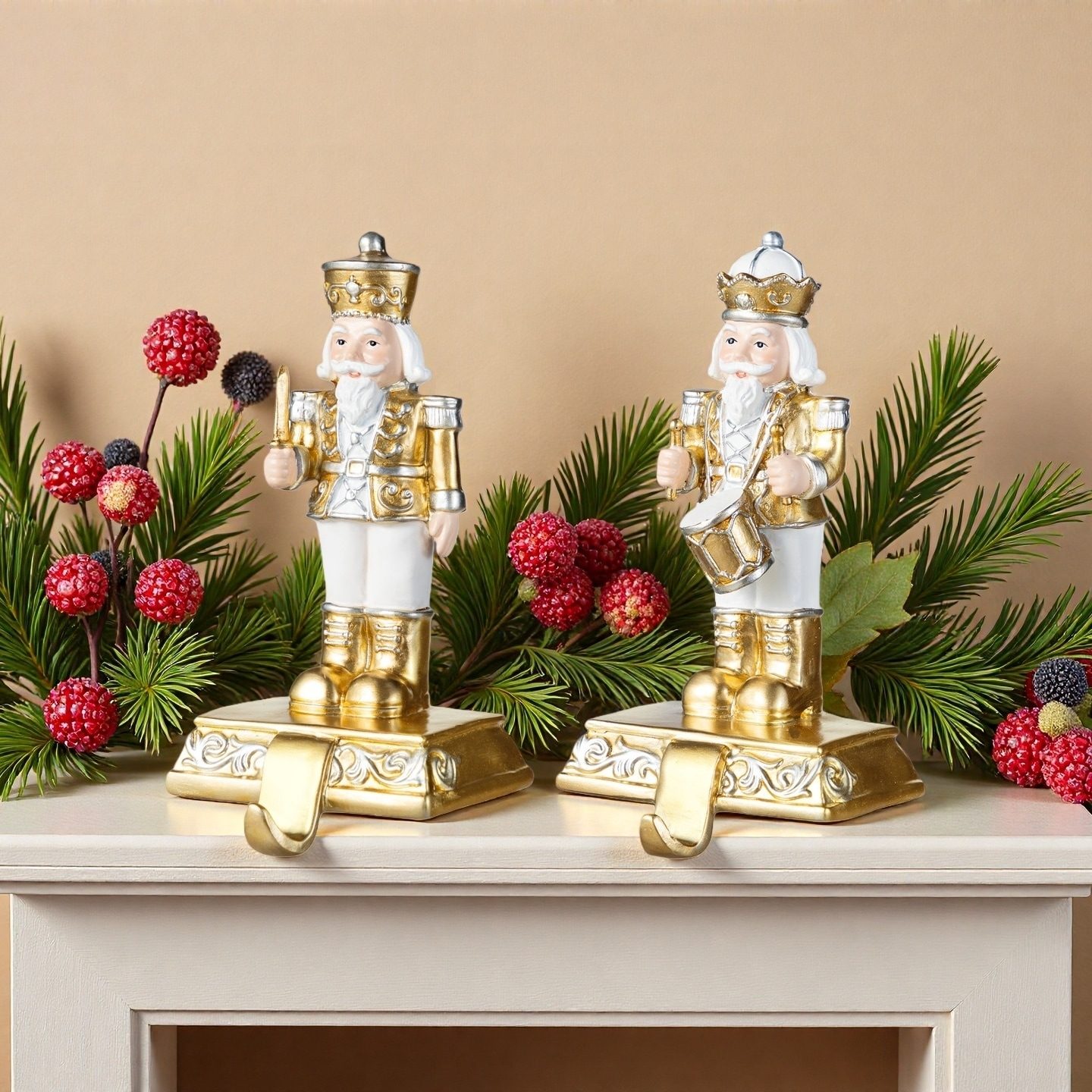 Nutcracker Christmas Stocking Holders — Christmas Stockings Display