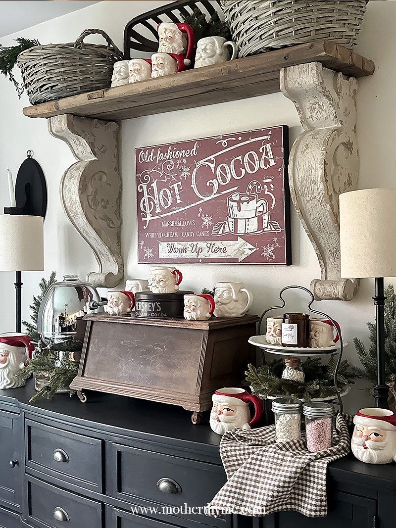 Buffet Visual Idea — Christmas Hot Cocoa Bar