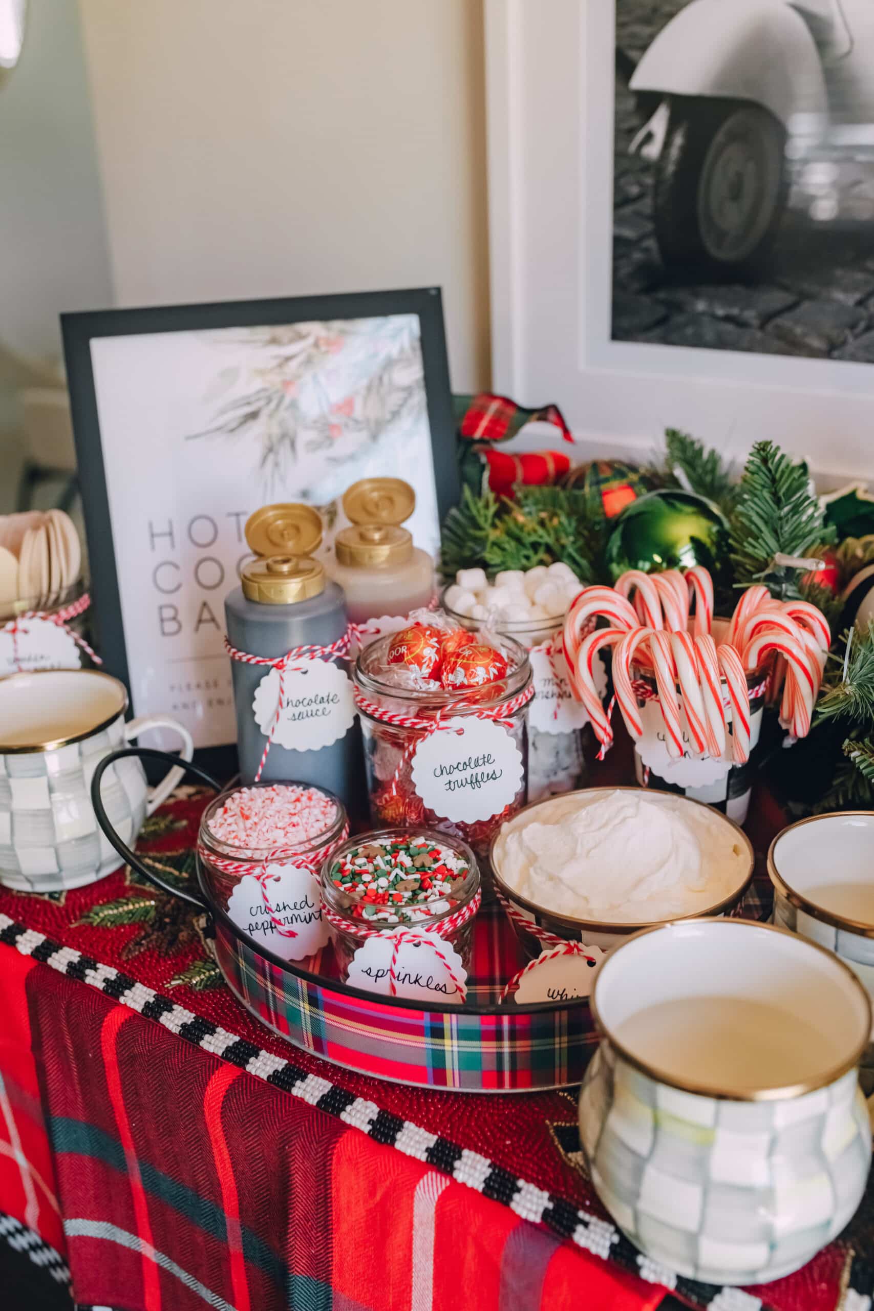 Visual Idea — Christmas Hot Cocoa Bar