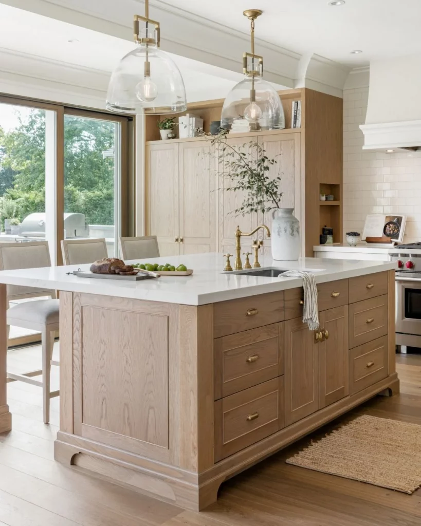 34 Minimalist White Oak Kitchen Ideas for a Warm and Modern Home