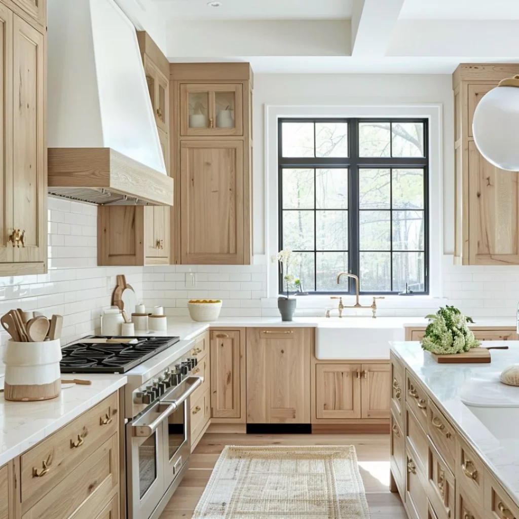 34 Minimalist White Oak Kitchen Ideas for a Warm and Modern Home