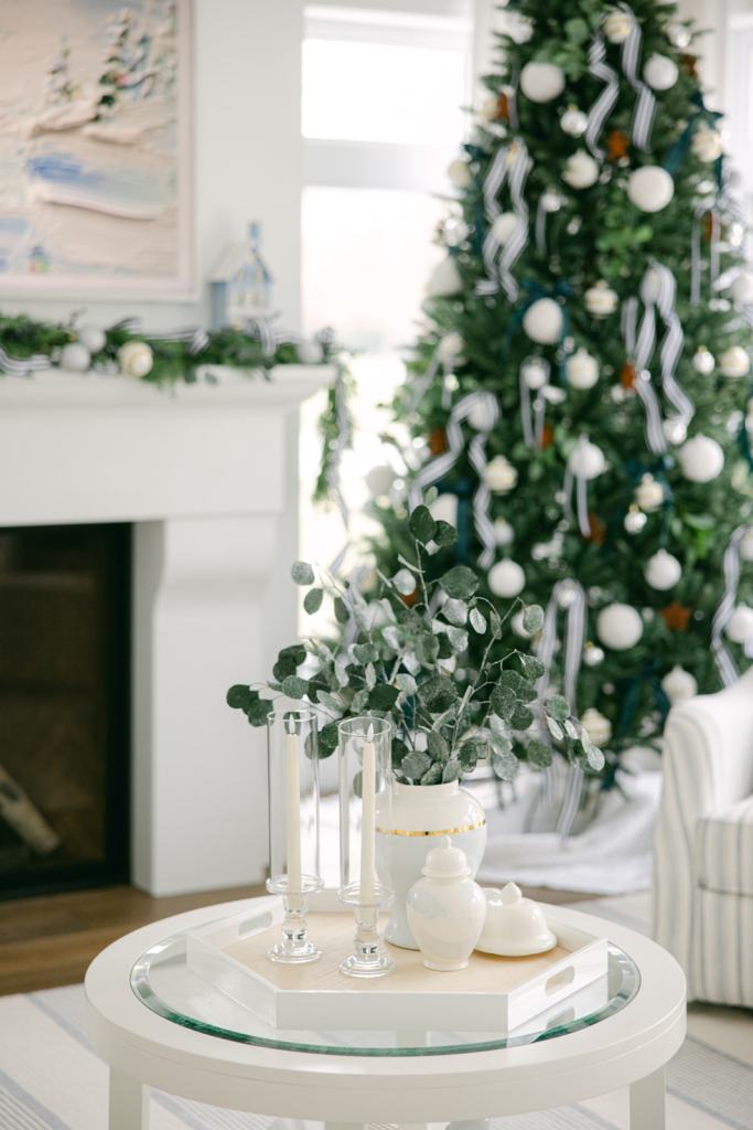 Open Centered Christmas Tree Visual Idea Open Centered Christmas Tree Visual Idea — Coastal Christmas Decor