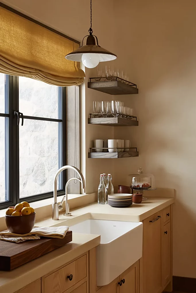 39 Stylish Modern Kitchen Ideas with Decorative Open Shelving